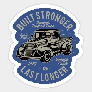 American Toughest Truck Sticker